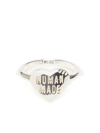 Human Made Zilveren hart ring