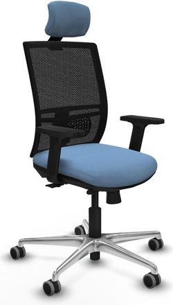 Piqueras y Crespo Silla Piqueras Y Crespo Yunquera Negro Reposabrazos Ajustables Soporte Lumbar