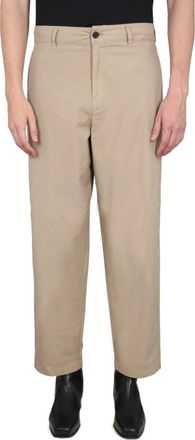 Department Five Beige Flat Front Pants