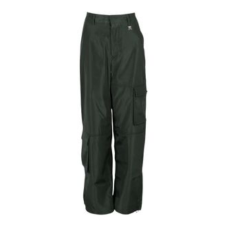 John Richmond Wijde Cargobroek - Dames - Broeken - Groen - Maat: 4XS