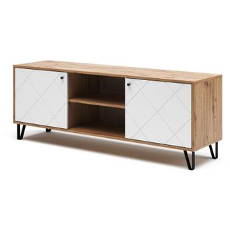 Vicco Mobile tv Nizza, Rovere artigianale, 150 x 55.2 cm