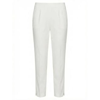 PESERICO Peserico, Slim-fit Trousers, female, White, Size: 2XS Cigarette Trousers
