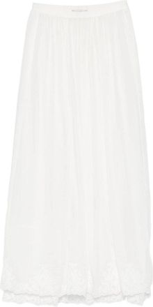 Forte_Forte Gonna Lunga Voile Co/se Ricamato