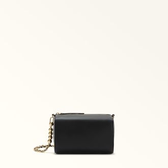 Furla Talia Borsa Mini Mini Nero Nero Pelle Nappa Donna