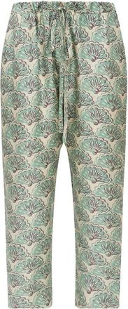 La DoubleJ Broek met trekkoord - Dames - Vrijetijds broeken - Groen - Xs/S - Broeken
