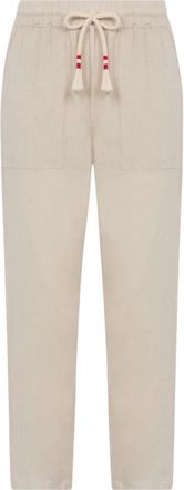 MC2 Saint Barth Pantalone Calais - Heren - Straight fit broeken - Beige - M - Linnen - Broeken