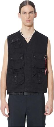 Alpha Industries Jassen, Heren, Zwart, M, Vests
