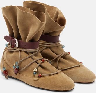 Isabel Marant Letiz suede ankle boots