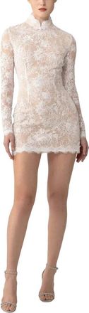 Sau Lee Rhea Lace Mini Dress