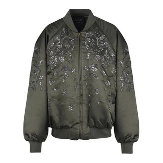 Souvenir Souvenir Bomberjack - Dames - Jassen - Groen - Maat: XS Katoen