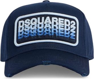 Dsquared2 Cappello da baseball con logo - Blu