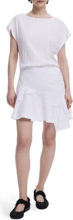 Desigual Asymmetric Minidress in White at Nordstrom, Size X-Small