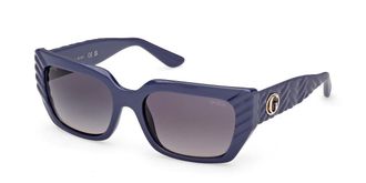 Guess GU00254 90B Womens Sunglasses Blue Size 55