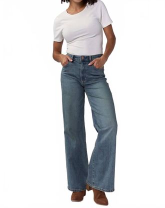 Dear John Denim Fiona High Rise Wide Leg Jeans In Ash Mist