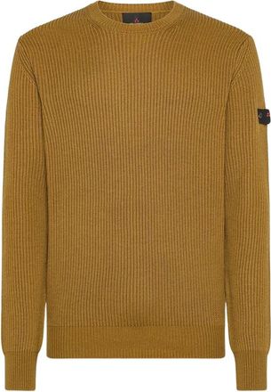 Peuterey Diver 01 Trui met ronde hals - Heren - Ronde hals truien - Bruin - M - Wol - Truien & Vesten