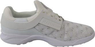 Plein Sport White Polyester Runner Beth Sneakers Womens Shoes