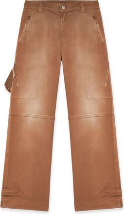 Fortela Juniat Cargo Twill Cotton Trousers in Khaki1 at Nordstrom, Size 26 Eu