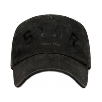 Golden Goose Star Baseball Cap - Heren - Petten - Zwart - ONE Size - Katoen - Accessoires