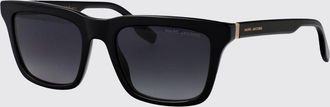 Marc Jacobs Occhiali da sole rettangolari in acetato con logo a contrasto