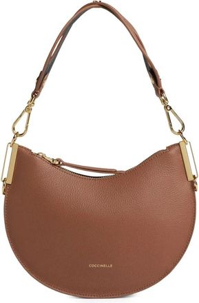 Coccinelle Sunup Medium Schoudertas - Dames - Schoudertassen - Bruin - ONE Size - Leer - Tassen