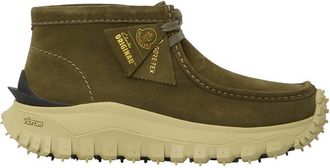 Moncler Olive Trailgrip Wallabee Boots