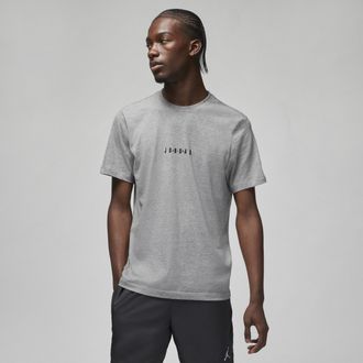 Nike Jordan Mens Jordan Air T-Shirt in Grey | DM3182-091