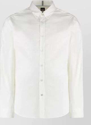 HUGO BOSS slim fit shirt stretch cotton blend