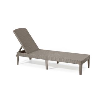 Dmora Dmora - Tumbona Glace, Tumbona De Jard&iacute;n, Cama Plegable Al Aire Libre, Silla Reclinable, 188x58 H29 Cm, T&oacute;rtola