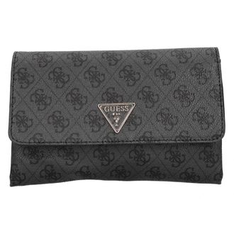 Guess Noelle Clutch - Dames - Portefeuilles - Zwart - ONE Size - Leer - Accessoires