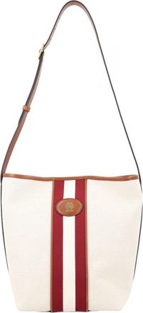 Bally Sign Vertical Stripe Leather Bag