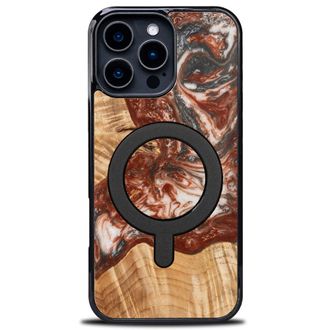 OEM Funda &Uacute;nica Bewood Para Iphone 16 Pro Max - Planetas - Venus Con Magsafe