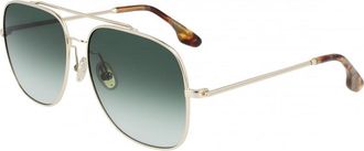 Victoria Beckham Womens VB215S 59 700 Sunglasses - Gold - One Size