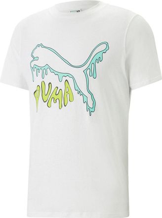 Puma Graphic Melted Cat T-Shirt White 622554-02