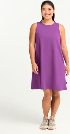 Jack Wolfskin Sommerkleid JACK WOLFSKIN TRAVEL DRESS W, Damen, Gr. L (42/44), N-Gr, freesia, Obermaterial: 100% Polyester, Kleider Sommerkleid