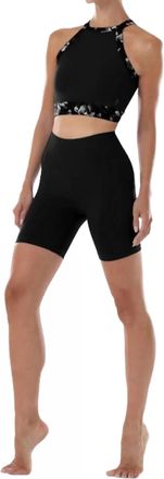 Bloch Paneled Shorts In Black
