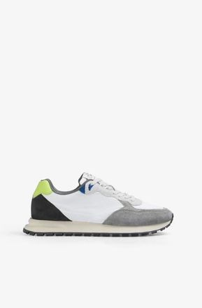 Scalpers Suede Skull Contrast Sneakers in Whitelime at Nordstrom, Size 45