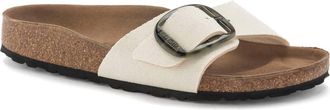 Birkenstock Womens Madrid Big Buckle Sandal In Eggshell