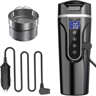 OEM [nunca Usado] Hervidor De Agua El&eacute;ctrico Para Coche De 12 V/24 V, Taza De Agua Caliente Para Coche, Cami&oacute;n O Viaje, Hervidor De Agua El&eacute;ctrico Port&aacute;ti