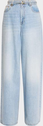 Zimmermann Indra Relaxed Flare Jeans