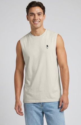 Dalix Astronaut Midweight Jersey Tank in Ecru at Nordstrom, Size Xx-Large