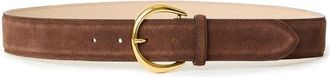 B-Low The Belt Odessa Suede Belt in Chocolate Gold at Nordstrom, Size X-Small