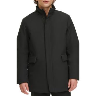 DKNY Zip Front Jacket in Black at Nordstrom Rack, Size Small