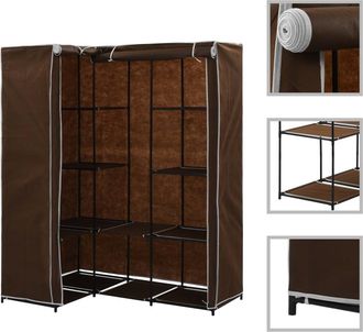 vidaXL Armario De Esquina Marr&oacute;n 130x87x169 Cm Vidaxl