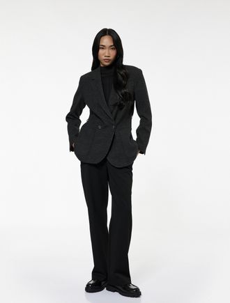 Koton BROEKEN Zwarte Cigarette Broek Slanke Pasvorm Normale Taille