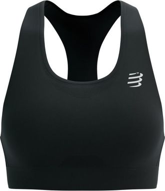 Compressport Feelfree Seamless Bra Sport-BH f&uuml;r Damen | schwarz