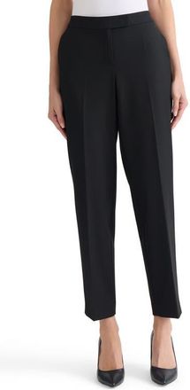 Kasper Washable Claire Straight Leg Pants in Black at Nordstrom, Size 10