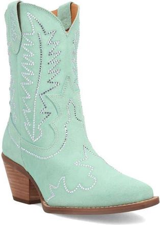 Dingo Tiny Pony Rhinestone Western Boot in Mint at Nordstrom, Size 9.5