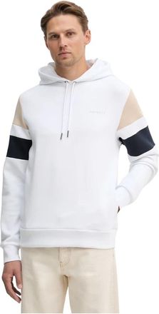 Hackett Resort Hooded Sweat - Heren - Hoodies - Wit - M - Katoen - Hoodies & sweatvesten