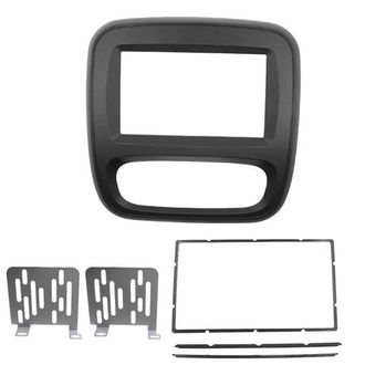 OEM Kit De Panel De Radio Est&eacute;reo Para Coche De 2 Din Compatible Con Renault Trafic Y Opel Vivaro 2015+