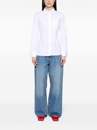 Jacquemus Womens La Chemise De Costume Shirt - White Cotton - Size EU 34 (Womens)
